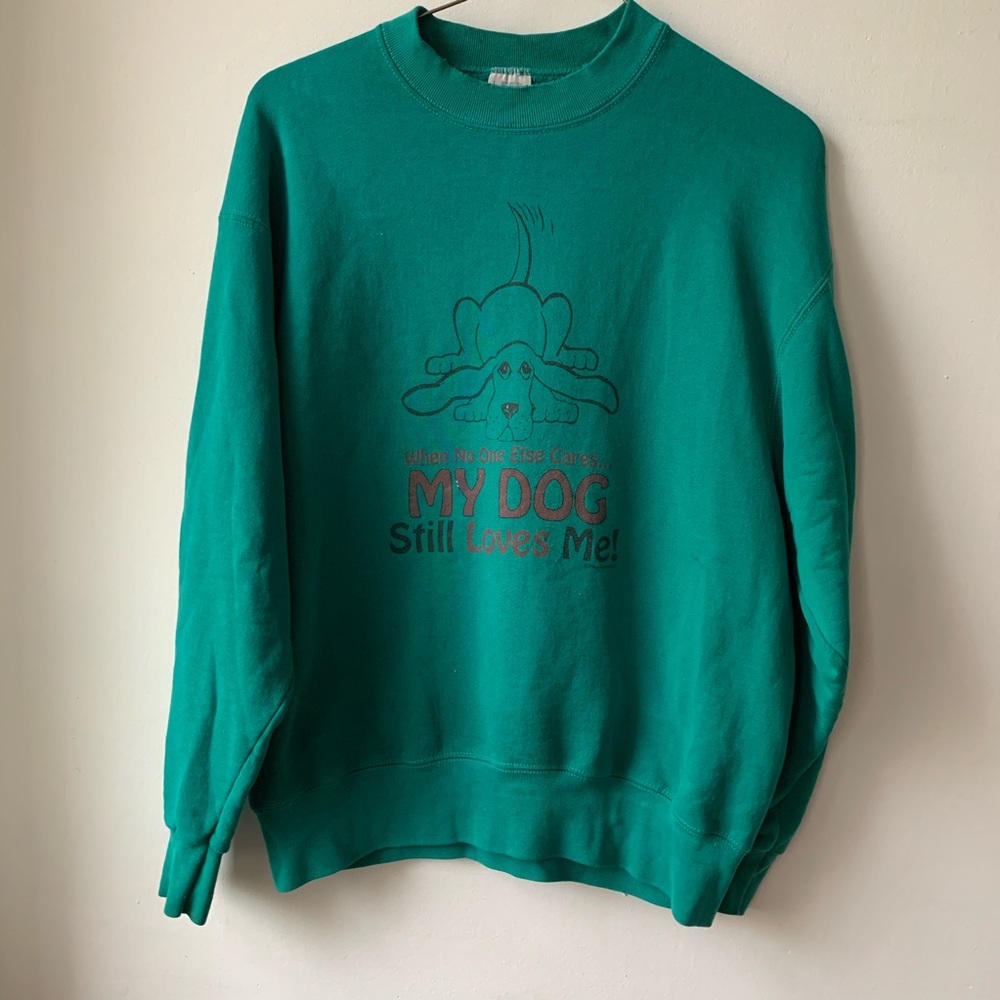 Vintage dog crewneck sweatshirt